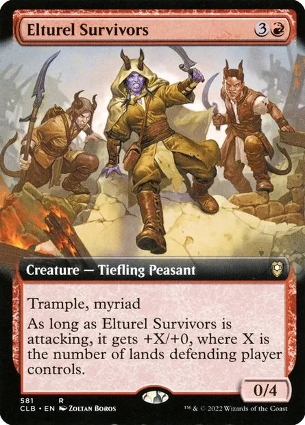 Elturel Survivors, Magic card CLB 581 — Commander Legends: Battle for Baldur's Gate set