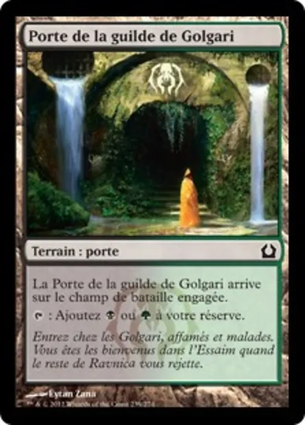 Porte de la guilde de Golgari, carte Magic RTR 239 — extension Retour à Ravnica