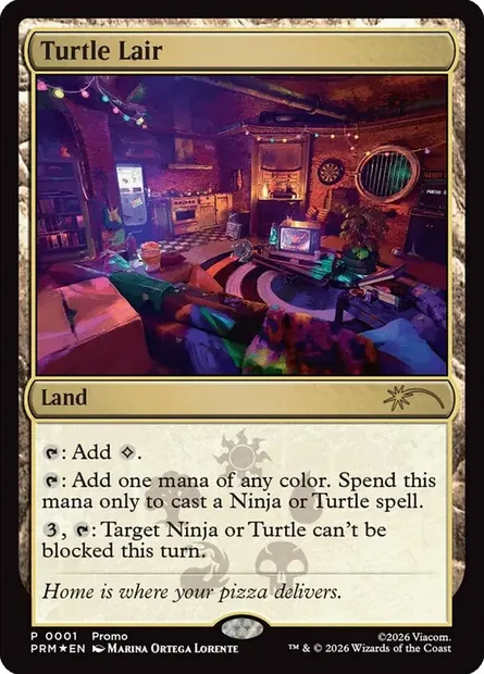 Turtle Lair, Magic card PMEI 2026-12 — Media and Collaboration Promos set