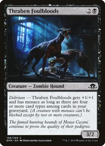 Thraben Foulbloods, Magic card EMN 108 — Eldritch Moon set