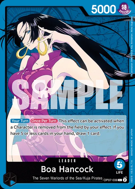 Boa Hancock, carte One Piece OP07-038 — extension 500 YEARS IN THE FUTURE