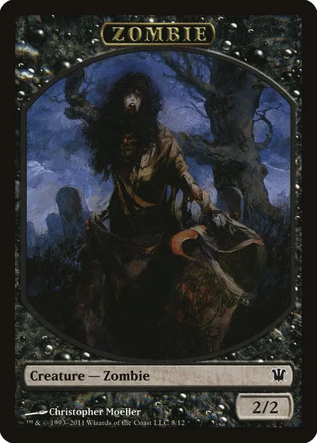 Zombie, carte Magic TISD 8 — extension Innistrad Tokens
