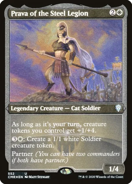 Prava of the Steel Legion, Magic card CMR 552 — Commander Legends set