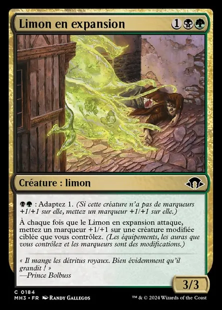 Limon en expansion, carte Magic MH3 184 — extension Modern Horizons 3