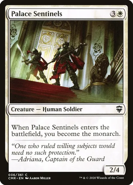 Palace Sentinels, Magic card CMR 36 — Commander Legends set