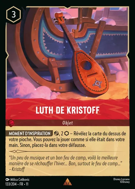 Luth de Kristoff, carte Disney Lorcana CH11-133 — extension Givresort