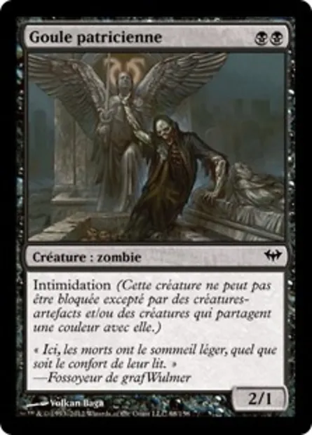 Goule patricienne, carte Magic DKA 68 — extension Obscure Ascension