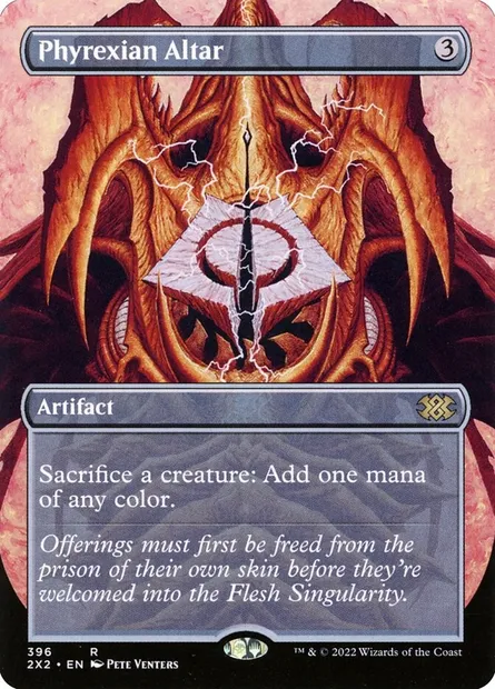 Phyrexian Altar, Magic card 2X2 396 — Double Masters 2022 set