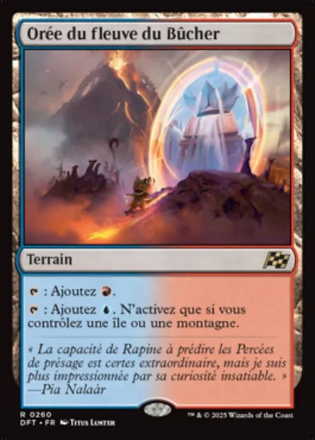 Orée du fleuve du Bûcher, carte Magic DFT 260 — extension Aetherdrift