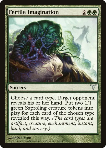 Fertile Imagination, Magic card DIS 84 — Dissension set