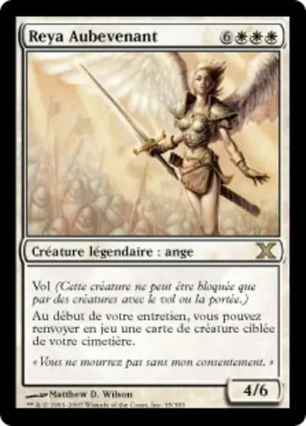 Reya Aubevenant, carte Magic 10E 35 — extension Dixième édition