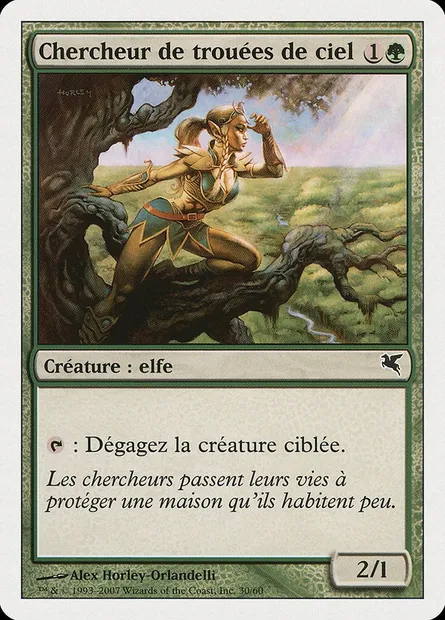 Chercheur de trouées de ciel, carte Magic PSAL B30 — extension Salvat 2005