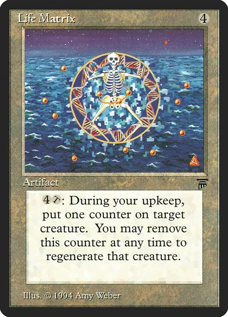 Life Matrix, Magic card LEG 284 — Legends set