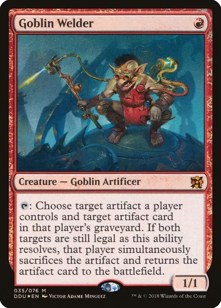 Goblin Welder, Magic card DDU 35 — Duel Decks: Elves vs. Inventors set