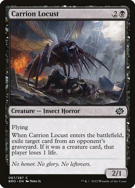 Carrion Locust, Magic card BRO 87 — The Brothers' War set