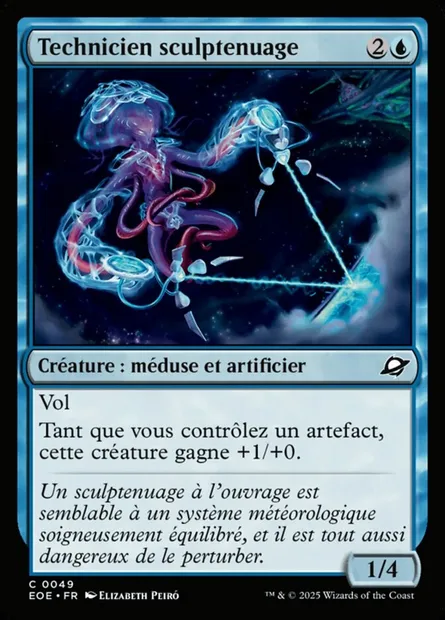 Technicien sculptenuage, carte Magic EOE 49 — extension Edge of Eternities