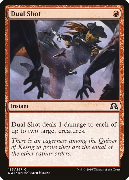 Dual Shot, Magic card SOI 153 — Shadows over Innistrad set