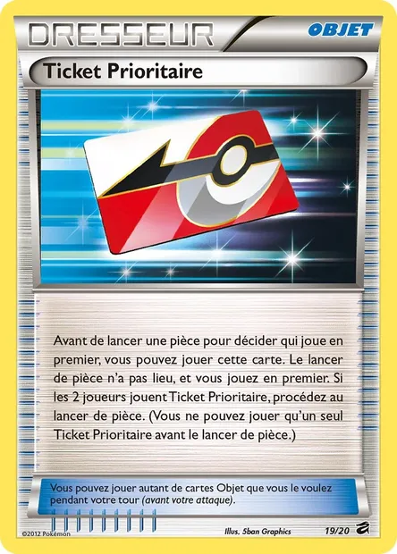 Ticket Prioritaire, carte Pokémon DRV 19 — extension Coffre des Dragons
