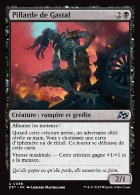 Pillarde de Gastal, carte Magic DFT 86 — extension Aetherdrift