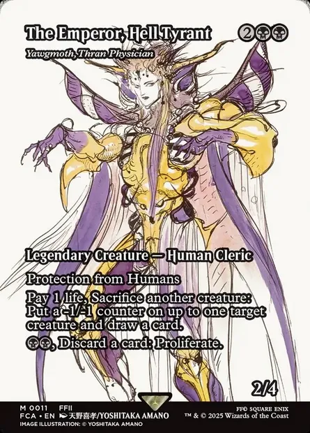 Yawgmoth, Thran Physician, Magic card FCA 11 — Final Fantasy: Through the Ages set