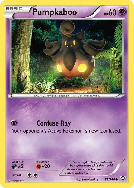 Pumpkaboo, Pokémon card XY 56 — XY set
