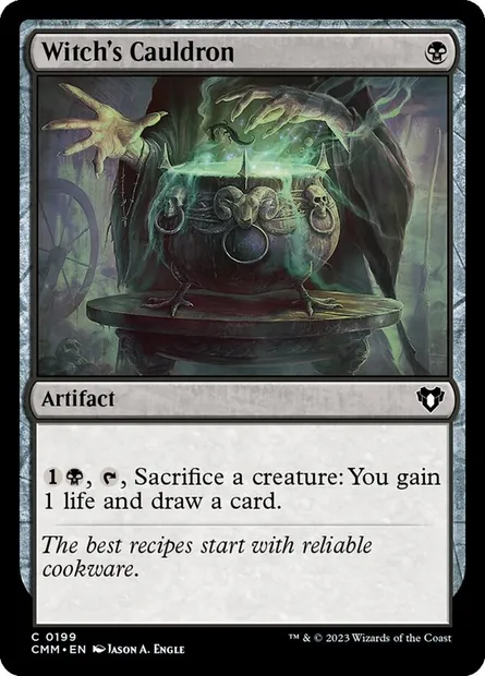 Witch's Cauldron, Magic card CMM 199 — Commander Masters set