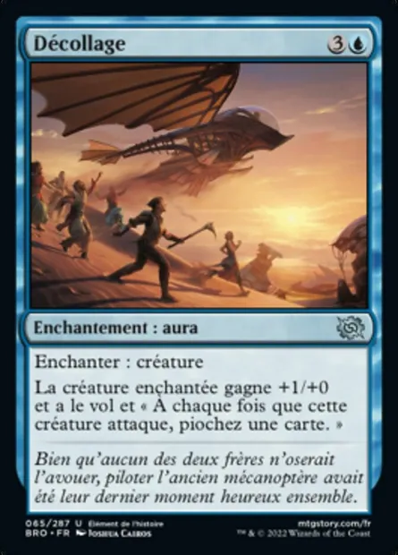 Décollage, carte Magic BRO 65 — extension La Guerre Fratricide
