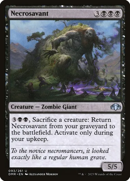 Necrosavant, Magic card DMR 93 — Dominaria Remastered set
