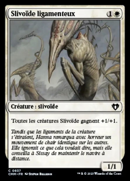 Slivoïde ligamenteux, carte Magic CMM 837 — extension Commander Masters