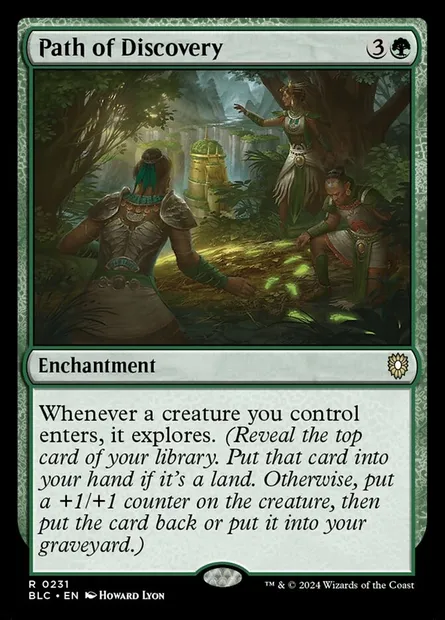 Path of Discovery, Magic card BLC 231 — Bloomburrow Commander set