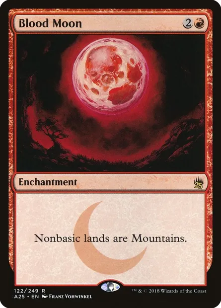 Blood Moon, Magic card A25 122 — Masters 25 set