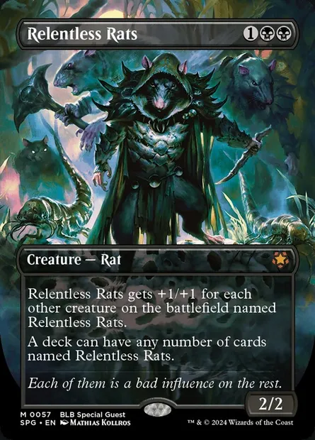 Relentless Rats, Magic card SPG 57 — Special Guests set