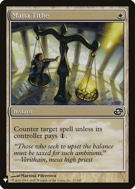 Dîme de mana, carte Magic PLST PLC-25 — extension The List