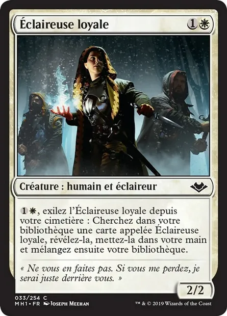 Éclaireuse loyale, carte Magic MH1 33 — extension Horizons du Modern