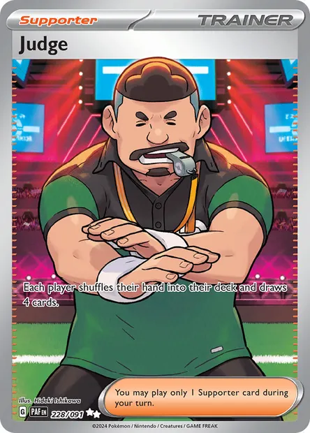 Judge, Pokémon card PAF 228 — Paldean Fates set