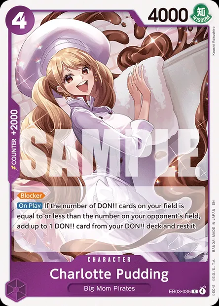 Charlotte Pudding, One Piece card EB03-035 — ONE PIECE HEROINES EDITION set