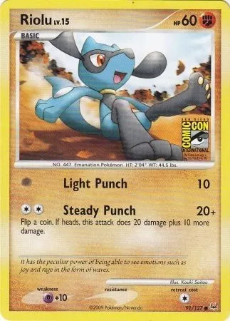 Riolu, Pokémon card PR 091-2 — Assorted Promos set