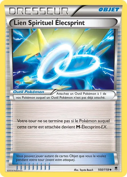 Lien Spirituel Élecsprint, carte Pokémon PHF 100 — extension Vigueur Spectrale