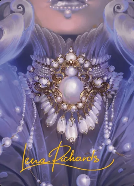 Pearl Medallion // Pearl Medallion, carte Magic AMH3 43 — extension Modern Horizons 3 Art Series