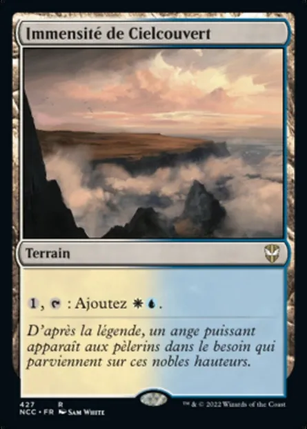 Immensité de Cielcouvert, carte Magic NCC 427 — extension New Capenna Commander