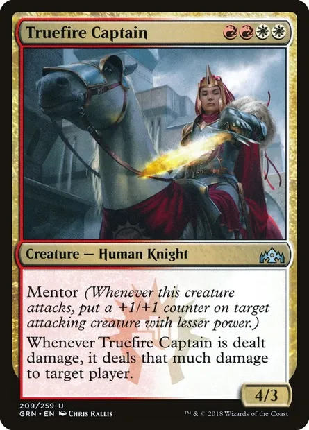 Truefire Captain, Magic card GRN 209 — Guilds of Ravnica set