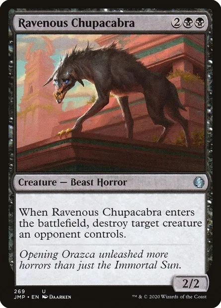 Chupacabra vorace, carte Magic JMP 269 — extension Jumpstart