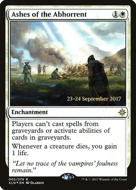 Ashes of the Abhorrent, Magic card PXLN 2s — Ixalan Promos set