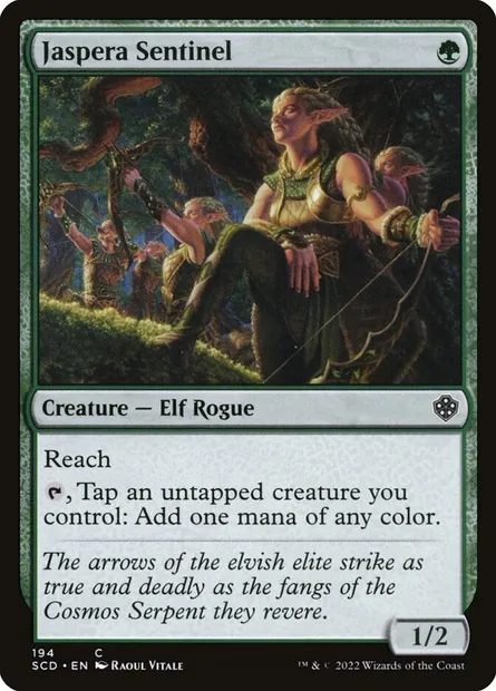 Jaspera Sentinel, Magic card SCD 194 — Starter Commander Decks set