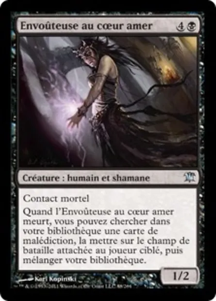 Envoûteuse au cœur amer, carte Magic ISD 88 — extension Innistrad