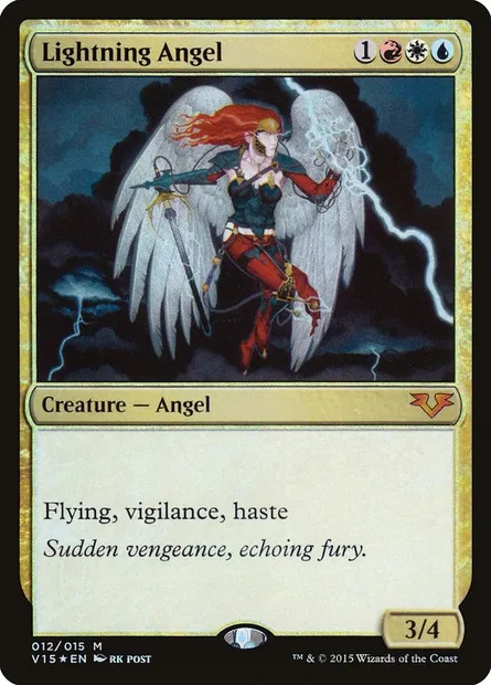 Lightning Angel, Magic card V15 12 — From the Vault: Angels set