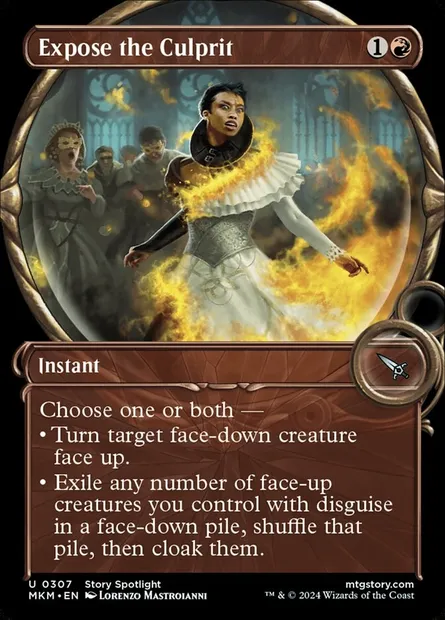 Expose the Culprit, Magic card MKM 307 — Murders at Karlov Manor set