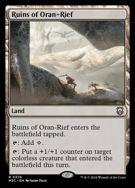 Ruins of Oran-Rief, Magic card M3C 370 — Modern Horizons 3 Commander set