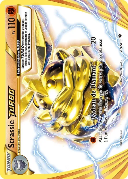 Strassie TURBO, carte Pokémon FCO 51 — extension Impact des Destins