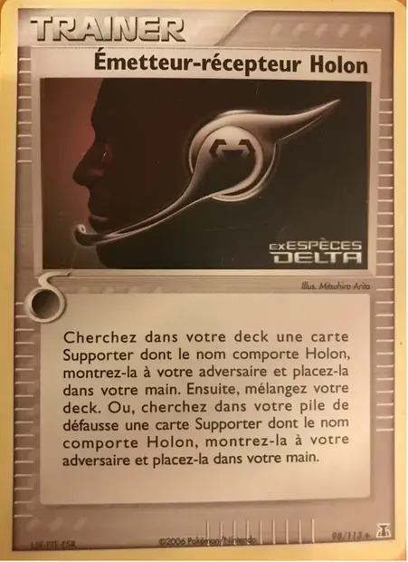 Émetteur-récepteur Holon, carte Pokémon DS 98 — extension EX Espèces Delta